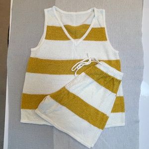 NWOT Two Piece Lounge Set Amazon Women’s Size Large